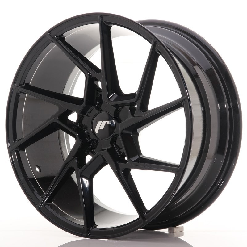 Japan Racing JR33 9.5x19 ET35-45 Blank gloss black