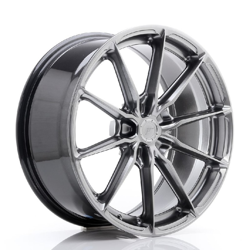 Japan Racing JR37 9.5x21 ET10-58 Blank hyperblack