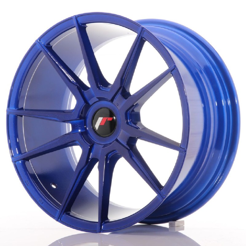 Japan Racing JR21 8.5x19 ET20-43 Blank Platinum Blue