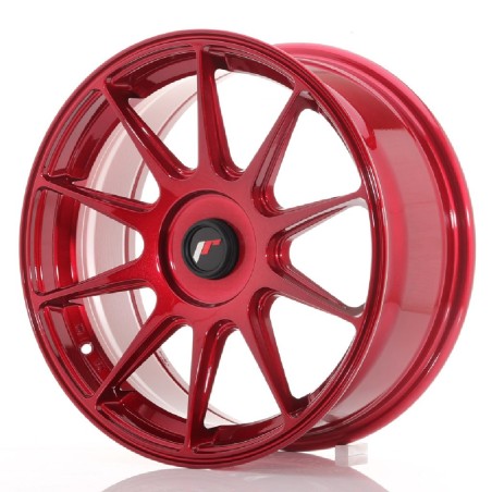 Japan Racing JR11 11.0x19 ET25 Blank Platinum Red