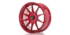 Japan Racing JR11 11.0x19 ET25 Blank Platinum Red