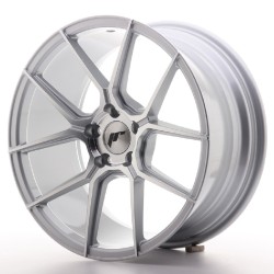 Japan Racing JR30 7.0x17 ET20-40 Blank Silver Machined Face