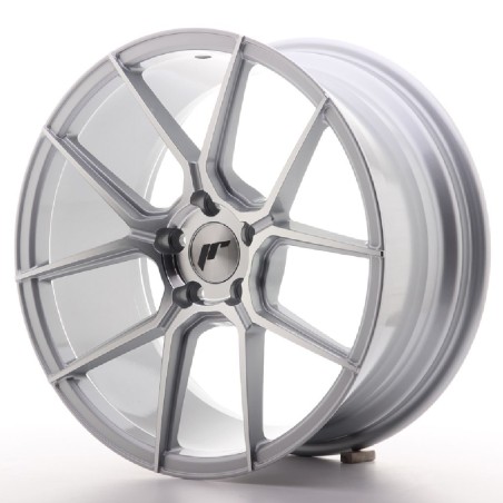 Japan Racing JR30 9.0x21 ET20-40 Blank Silver Machined Face