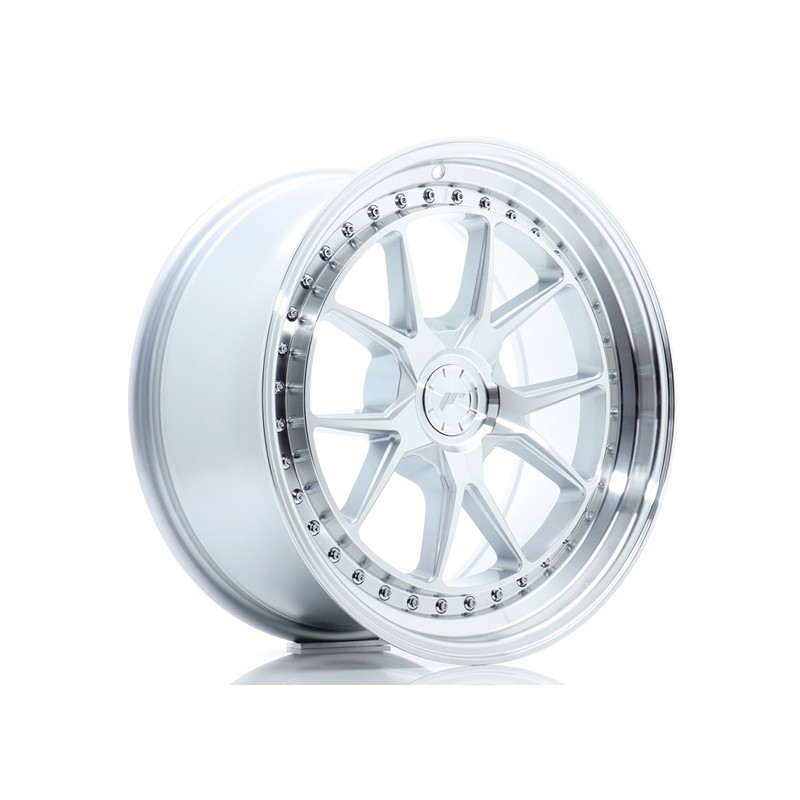 Japan Racing JR39 9.5x18 ET15-35 Blank Silver Machined Face