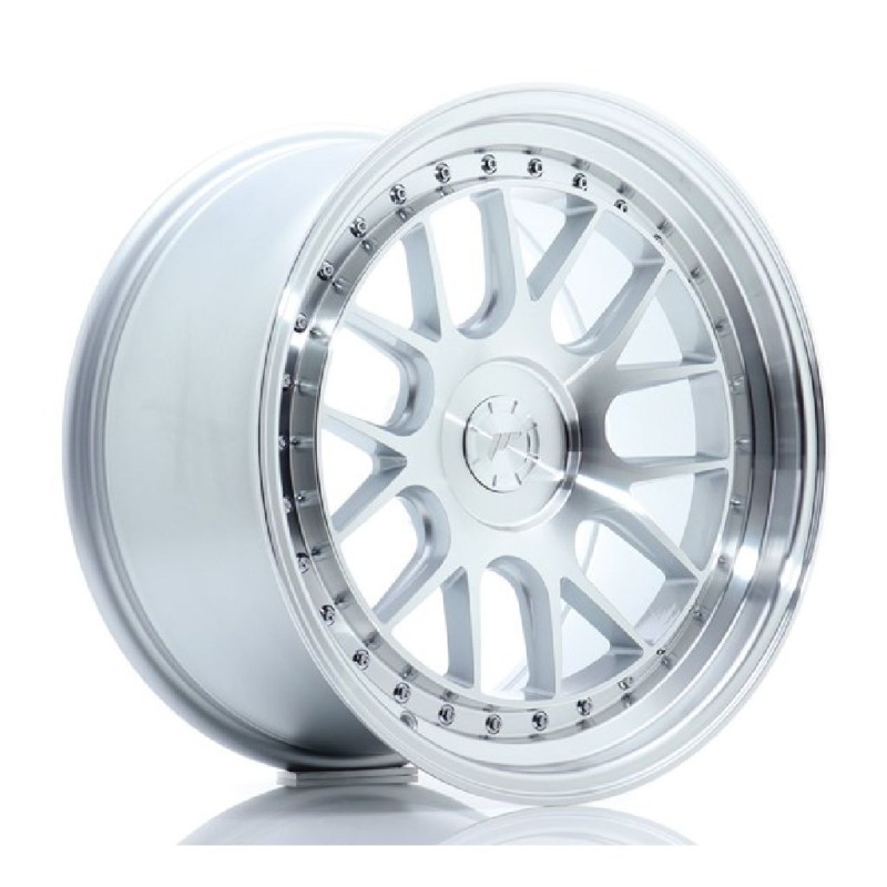 Japan Racing JR40 11.0x19 ET15-22 Blank Silver Machined Face