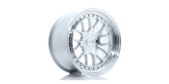 Japan Racing JR40 11.0x19 ET15-22 Blank Silver Machined Face