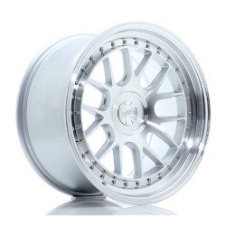 Japan Racing JR40 9.5x19 ET15-30 Blank Silver Machined Face
