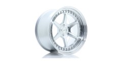 Japan Racing JR43 9.5x18 ET15-35 Blank Silver w/Machined Face