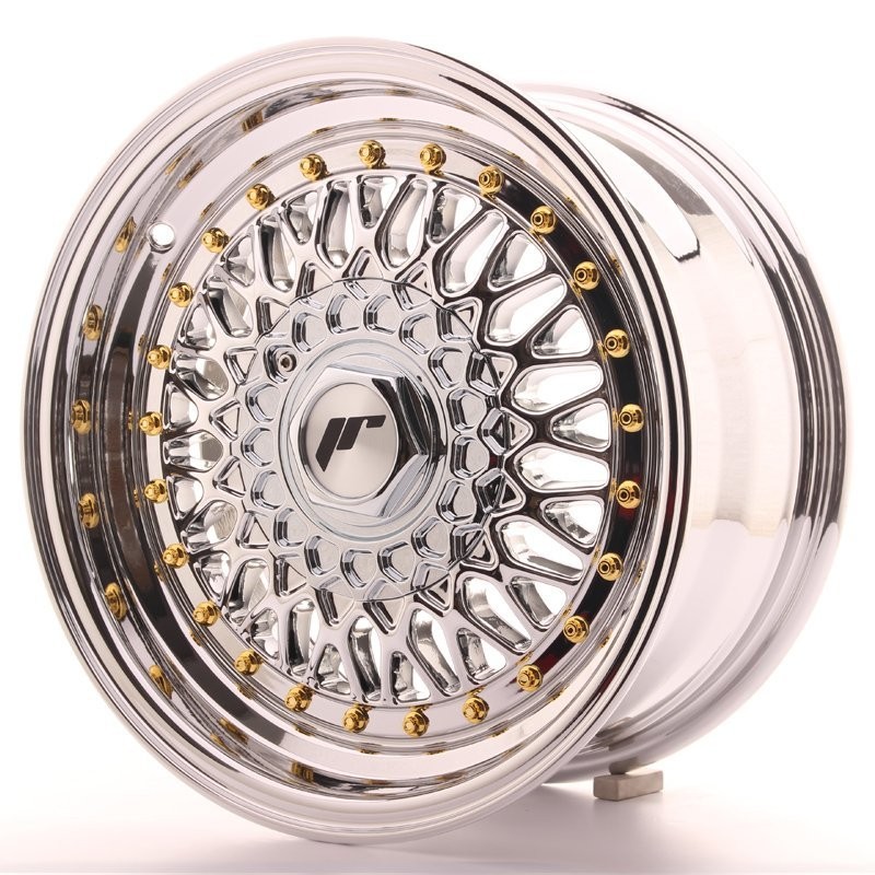 Japan Racing JR9 7.5x17 ET35 Blank Chrome