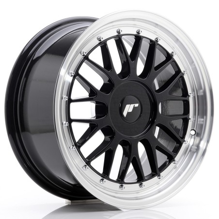 Japan Racing JR23 7.0x16 ET20-45 Blank gloss black w/Machined Lip