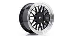 Japan Racing JR23 7.0x16 ET20-45 Blank gloss black w/Machined Lip