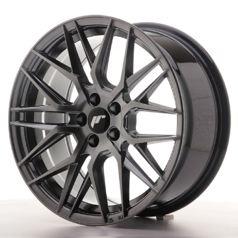 Japan Racing JR28 10.5x22 ET15-50 Blank hyperblack