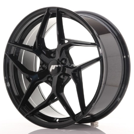 Japan Racing JR35 9.5x19 ET20-45 Blank schwarz glanz