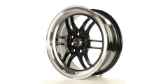 Japan Racing JR7 7.0x16 ET38 4x100/114.3 schwarz mit silber Bett