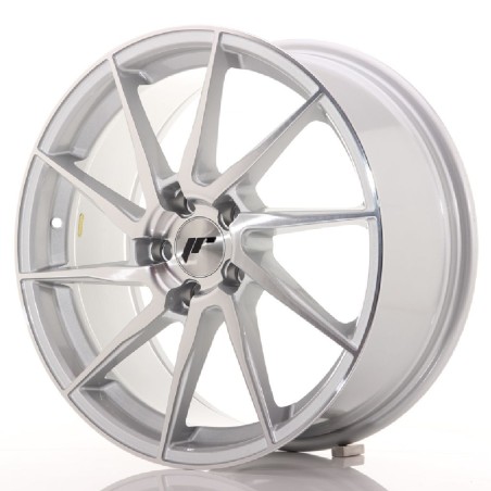 Japan Racing JR36 10.5x22 ET15-55 Blank silber brushed