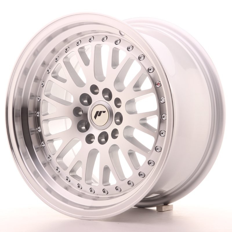 Japan Racing JR10 11.0x19 ET15-30 Blank Silver Machined Face