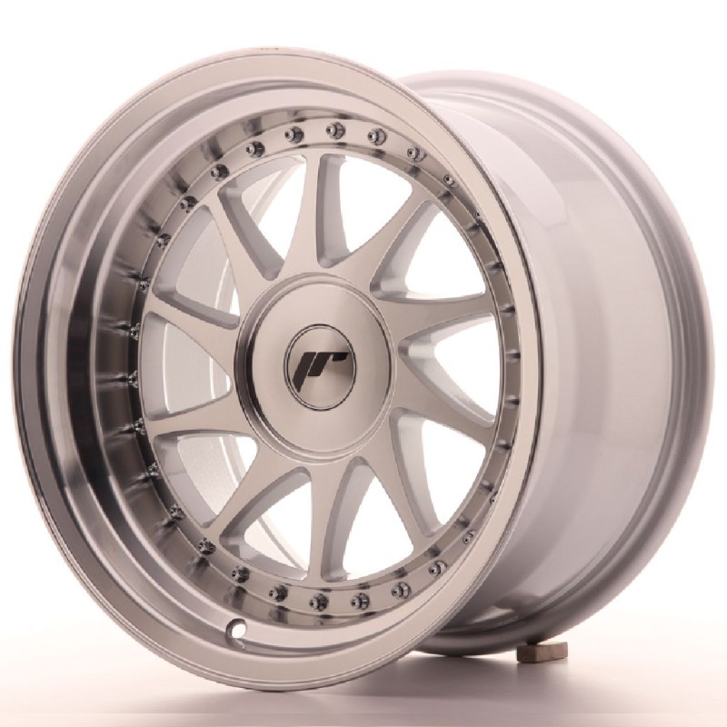 Japan Racing JR26 8.5x18 ET20-40 Blank Silver Machined Face