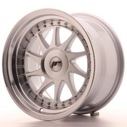 Japan Racing JR26 9.5x18 ET20-40 Blank Silver Machined Face