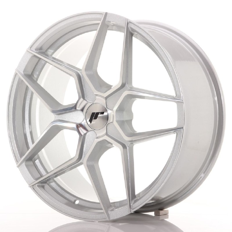 Japan Racing JR34 9.0x18 ET35 5x120 Silver Machined Face