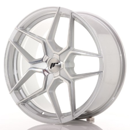 Japan Racing JR34 9.0x18 ET35 5x120 Silver Machined Face