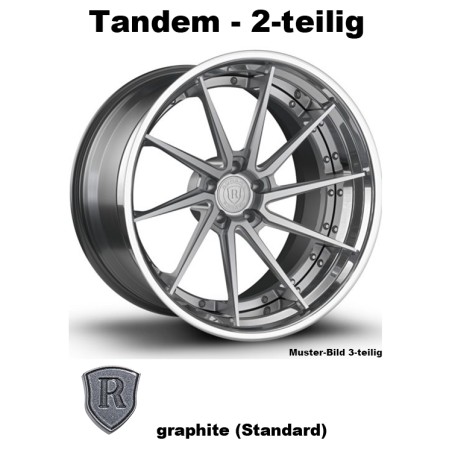 Rohana Forged RFG1 graphite - Tandem 2-tlg 24 Zoll
