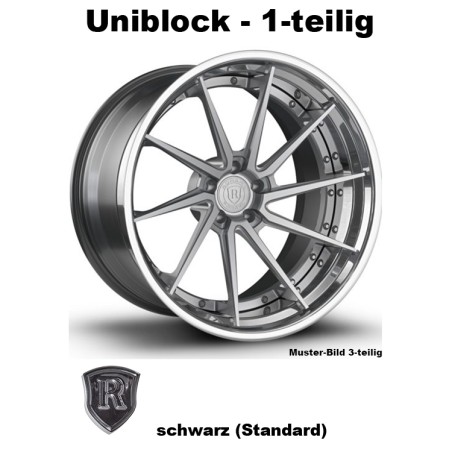 Rohana Forged RFG1 schwarz - Uniblock 24 Zoll