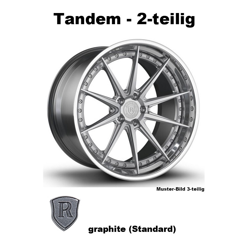 Rohana Forged RFG10 graphite - Tandem 2-tlg 22 Zoll