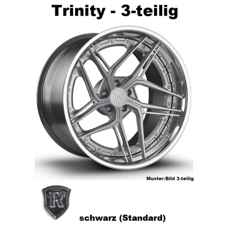 Rohana Forged RFG11 schwarz - Trinity 3-tlg 19 Zoll