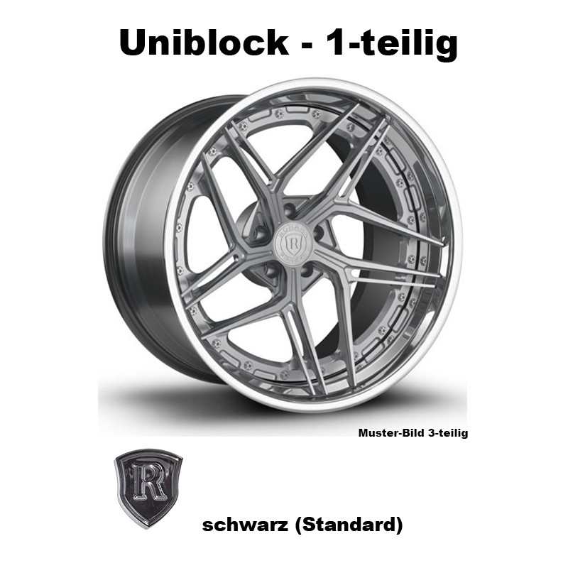 Rohana Forged RFG11 schwarz - Uniblock 23 Zoll