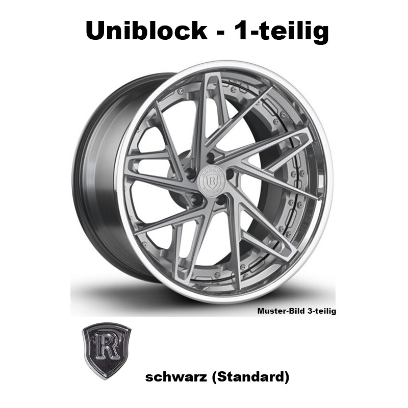 Rohana Forged RFG13 schwarz - Uniblock 22 Zoll
