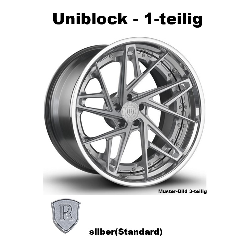 Rohana Forged RFG13 silber - Uniblock 21 Zoll