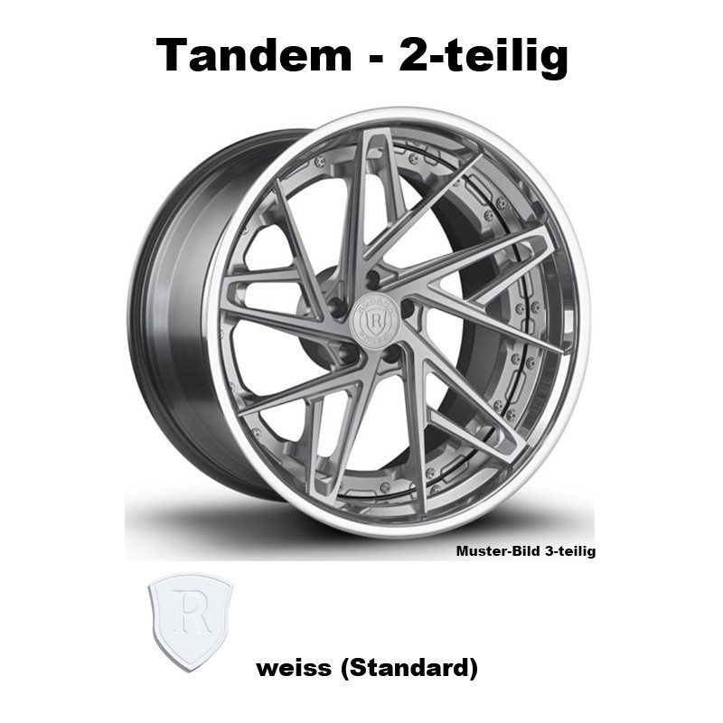 Rohana Forged RFG13 weiss - Tandem 2-tlg 19 Zoll