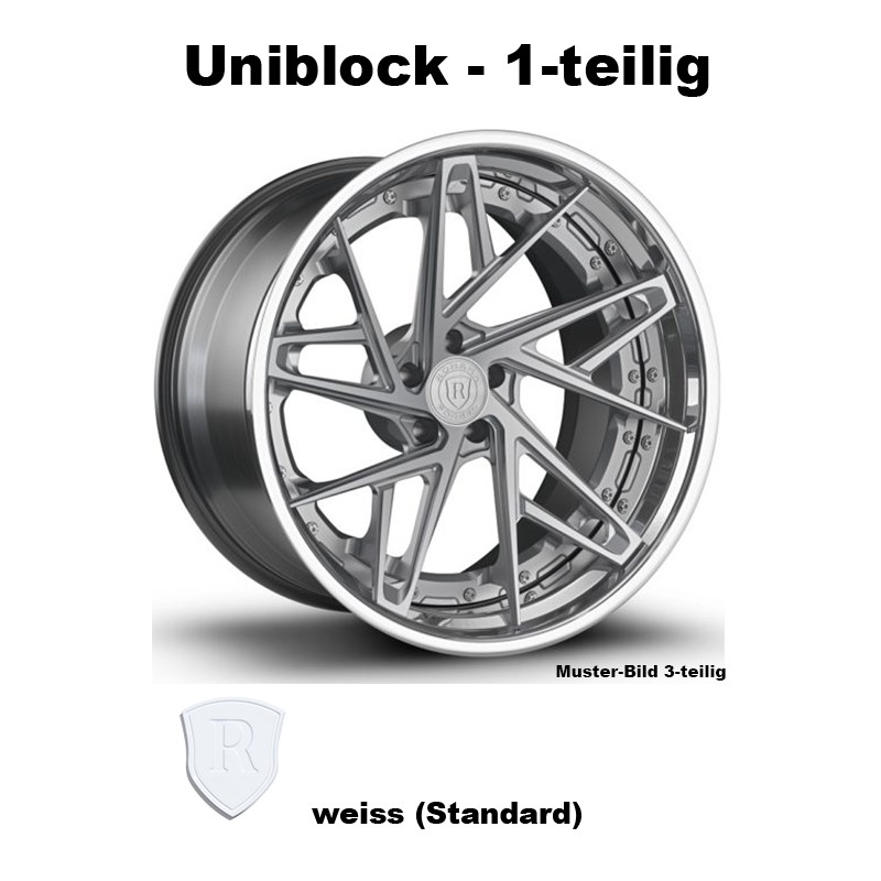 Rohana Forged RFG13 weiss - Uniblock 19 Zoll