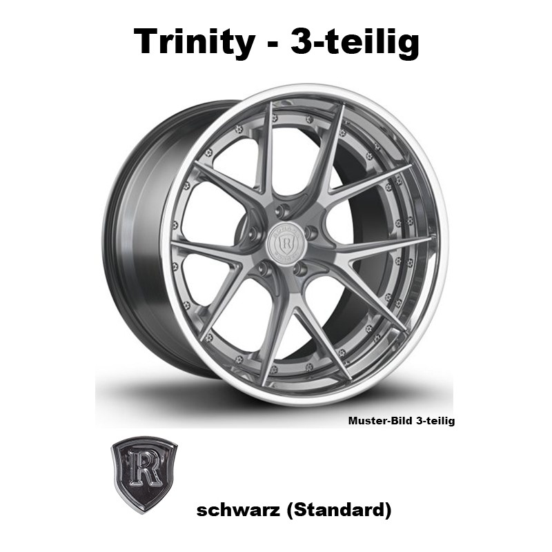 Rohana Forged RFG15 schwarz - Trinity 3-tlg 20 Zoll