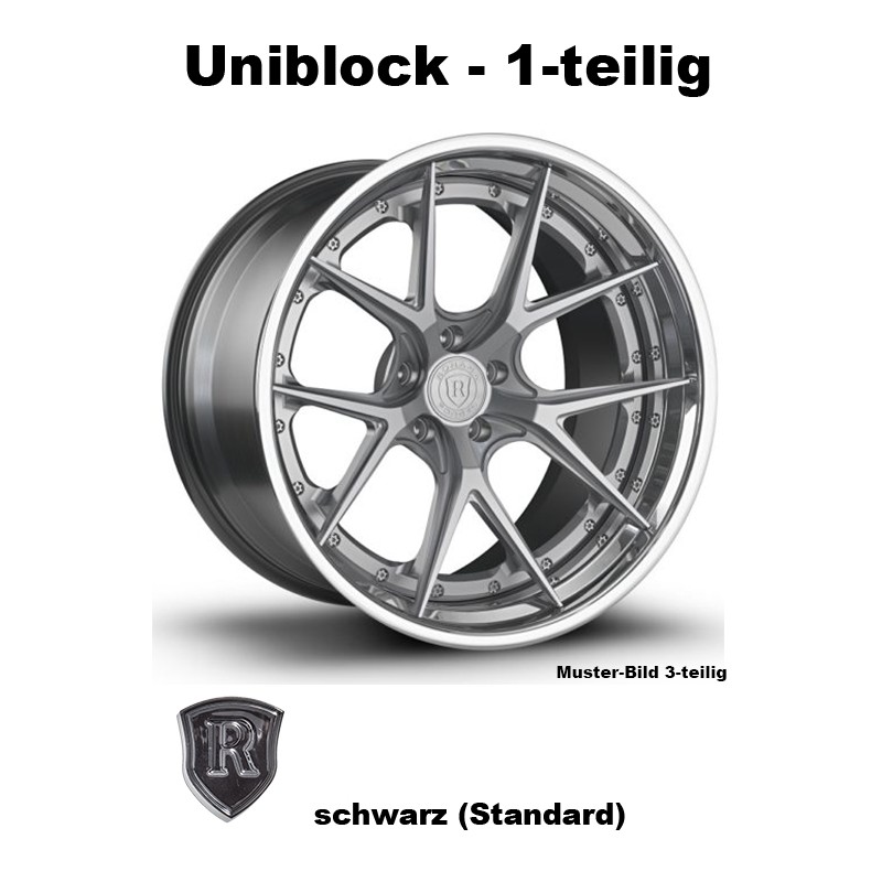Rohana Forged RFG15 schwarz - Uniblock 23 Zoll