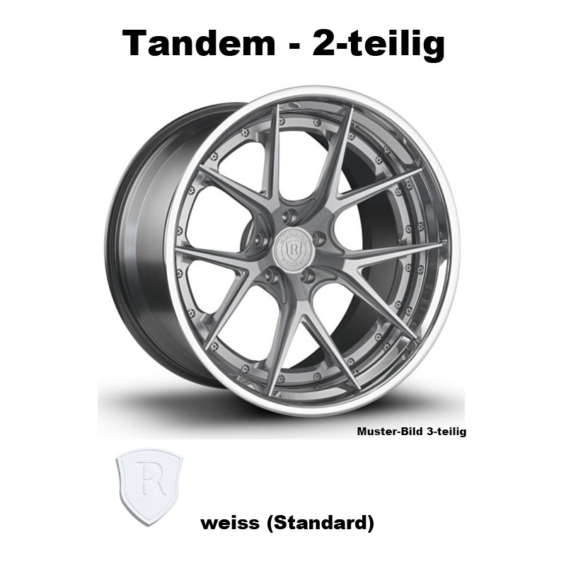 Rohana Forged RFG15 weiss - Tandem 2-tlg 24 Zoll