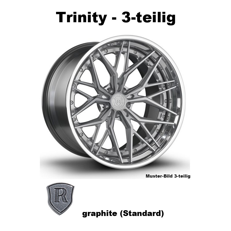 Rohana Forged RFG19 graphite - Trinity 3-tlg 22 Zoll