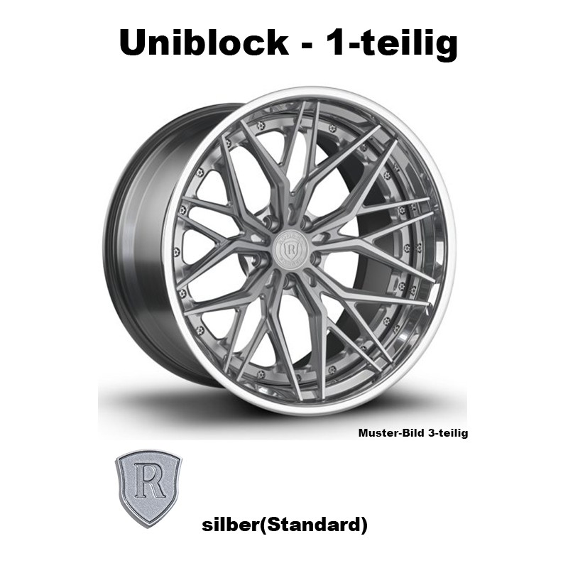 Rohana Forged RFG19 silber - Uniblock 20 Zoll
