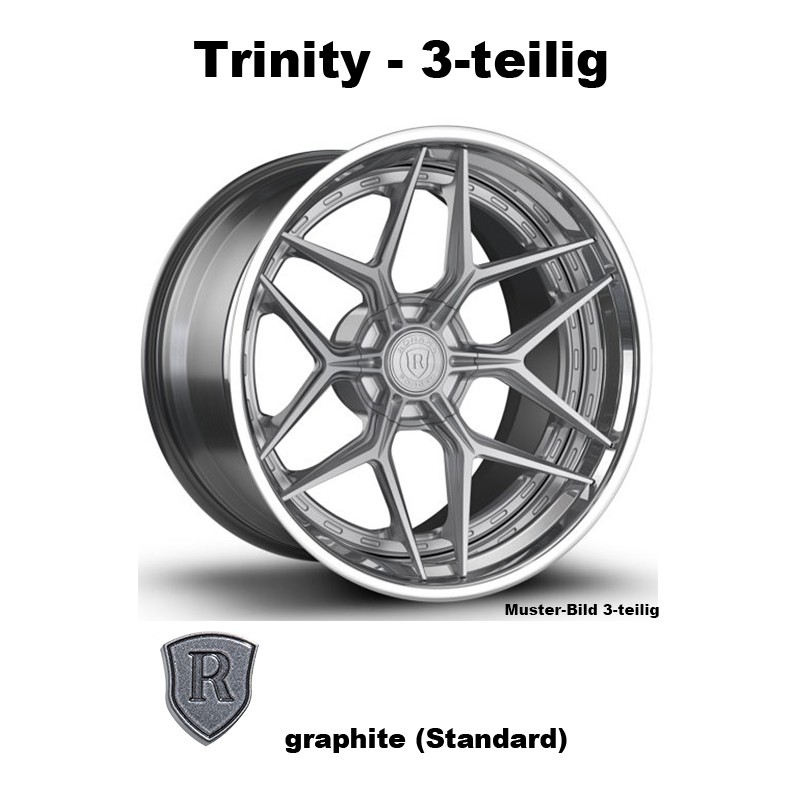 Rohana Forged RFG26 graphite - Trinity 3-tlg 19 Zoll