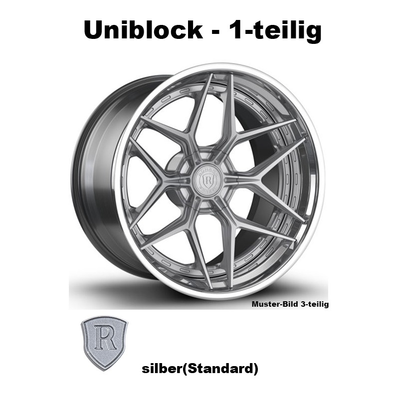 Rohana Forged RFG26 silber - Uniblock 20 Zoll