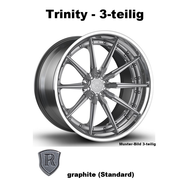 Rohana Forged RFG27 graphite - Trinity 3-tlg 19 Zoll