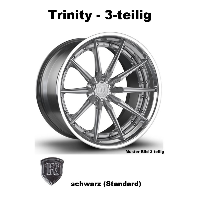 Rohana Forged RFG27 schwarz - Trinity 3-tlg 21 Zoll