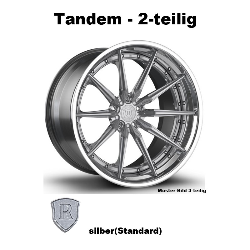 Rohana Forged RFG27 silber - Tandem 2-tlg 20 Zoll