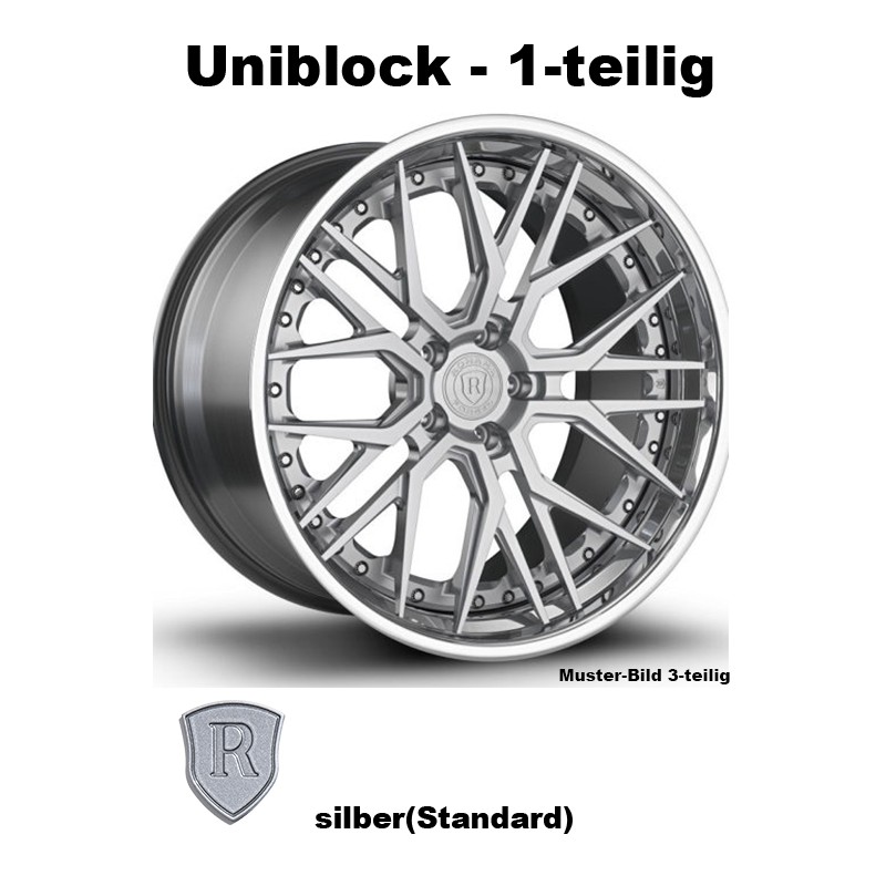 Rohana Forged RFG3 silber - Uniblock 24 Zoll