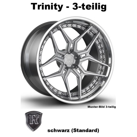 Rohana Forged RFG5 schwarz - Trinity 3-tlg 22 Zoll
