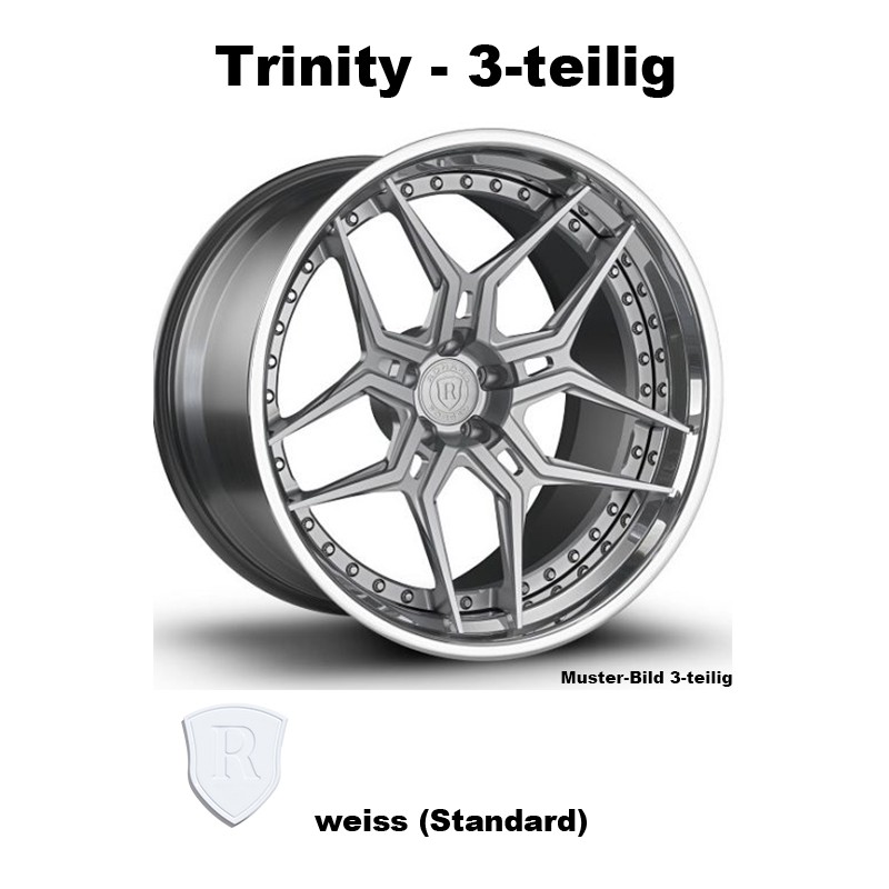 Rohana Forged RFG5 weiss - Trinity 3-tlg 24 Zoll