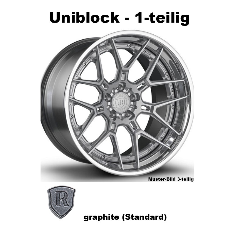 Rohana Forged RFG7 graphite - Uniblock 20 Zoll