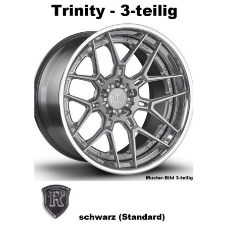 Rohana Forged RFG7 schwarz - Trinity 3-tlg 22 Zoll