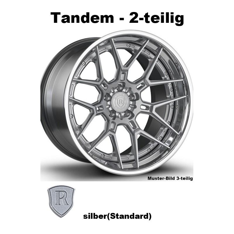 Rohana Forged RFG7 silber - Tandem 2-tlg 22 Zoll