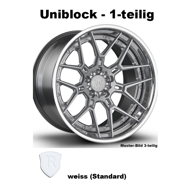 Rohana Forged RFG7 weiss - Uniblock 19 Zoll